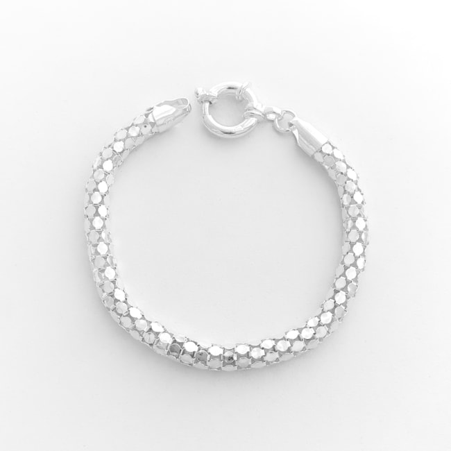 Pulseira Kobra com Fecho Boia 