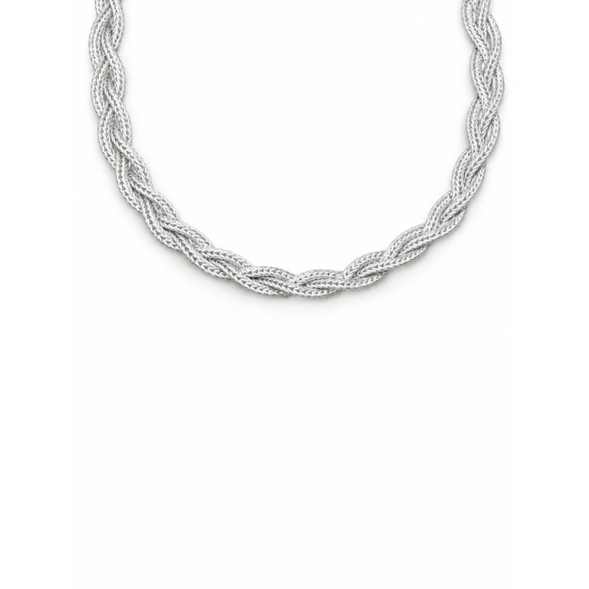 PULSEIRA LAMINADA COM MALHAS ENTRELAÇADAS - 18CM