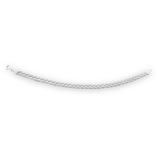 Pulseira Laminada Trançada - 19cm