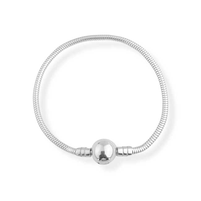 Pulseira Linha Vida com Fecho Redondo Liso - 20cm