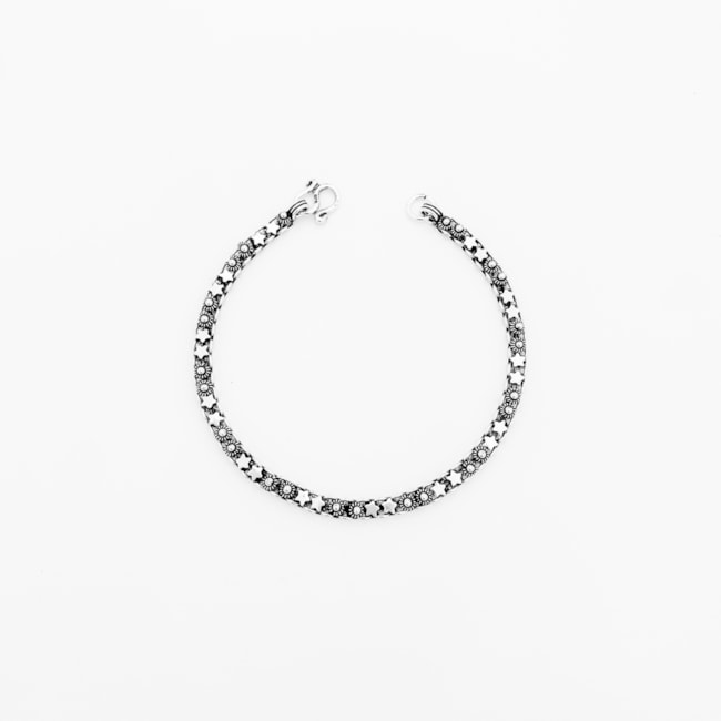 Pulseira Pikun Florzinhas com Estrelas – 18cm