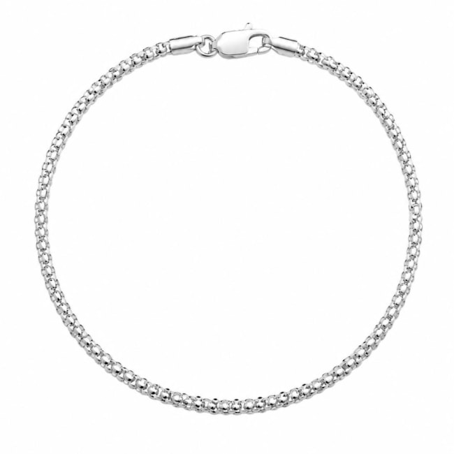 PULSEIRA PIPOCA BRANCA - 18,5 CM