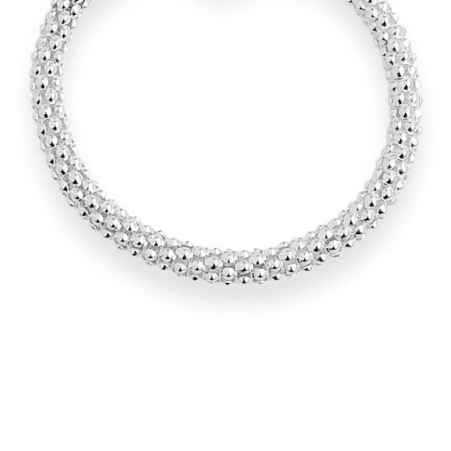 Pulseira Pipoca Grossa com Fecho Boia - 19cm