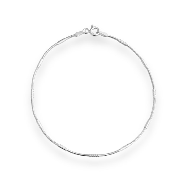 Pulseira Rabo de Rato com Detalhes 