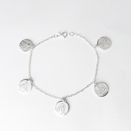 Produto Pulseira Relegiosa Sagrado Coração de Jesus