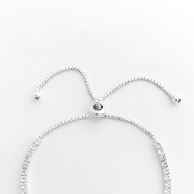 Pulseira Riviera Cravejada com Zircônias – 22cm