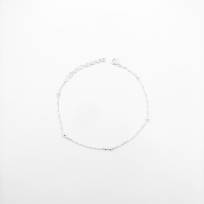 Pulseira Veneziana com Bolinhas - 16cm