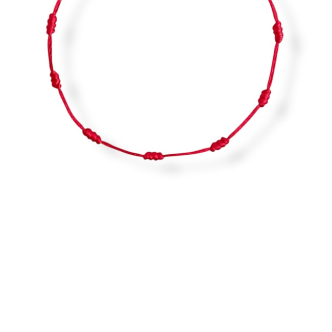 Tornozeleira 7 Nós da Proteção Vermelha 