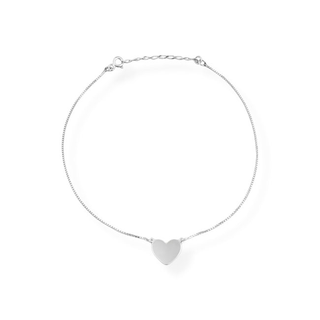 Tornozeleira de Coração Liso - 23cm
