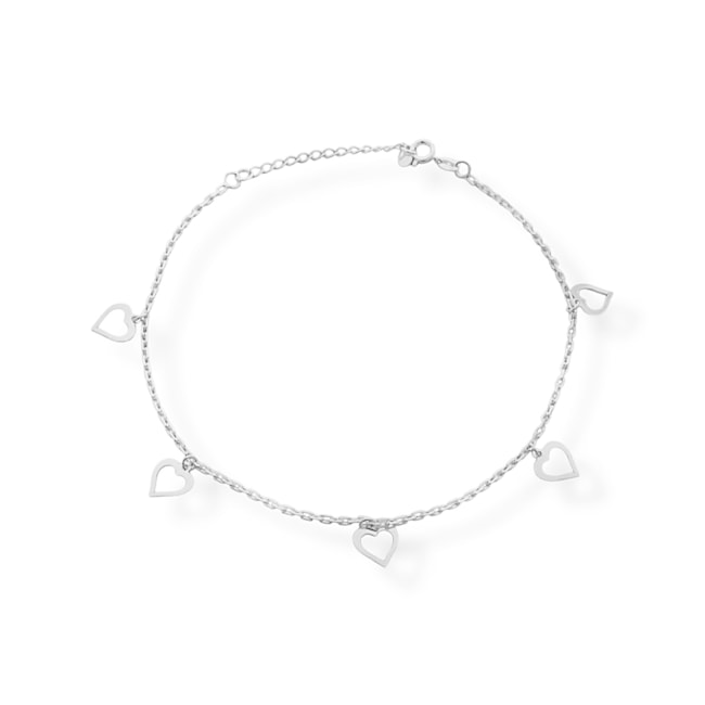 Tornozeleira de Corações