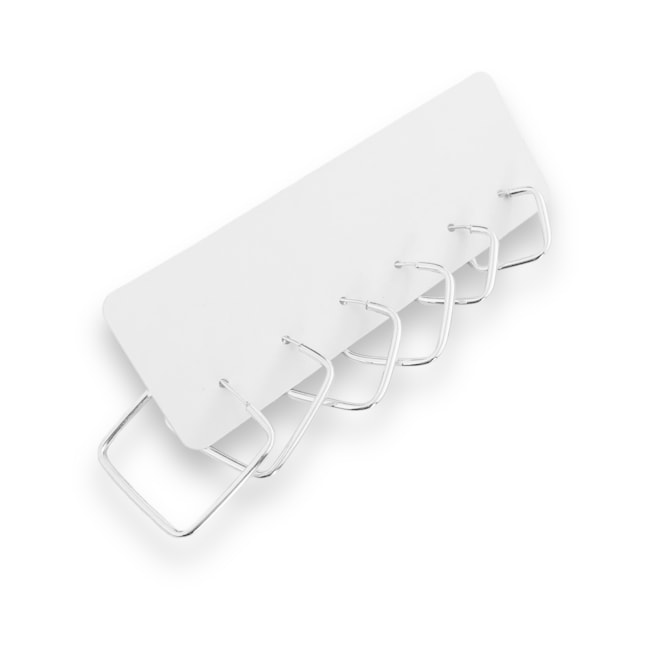 Trio de Brincos com Argolas Quadradas 