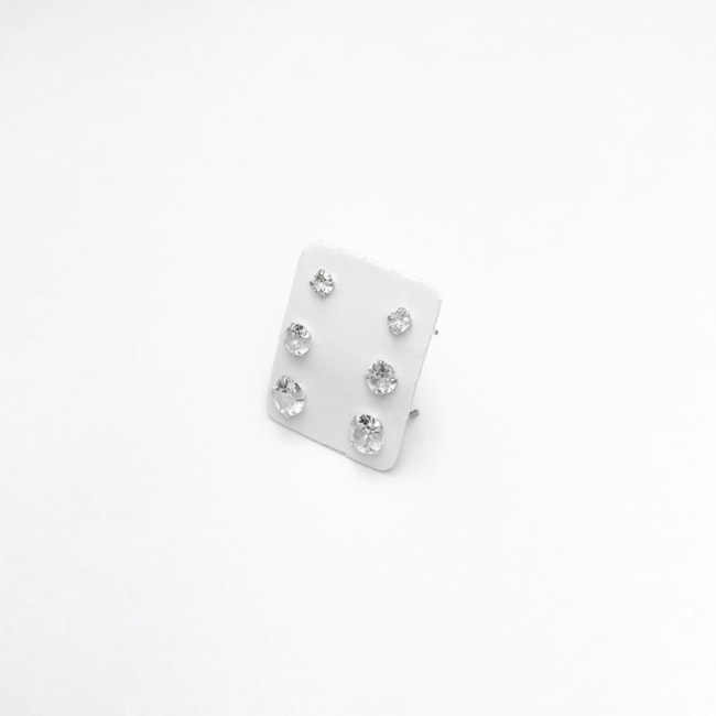 Trio de Zircônia - 3mm, 4mm e 5mm