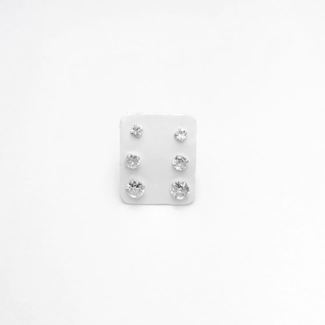 Trio de Zircônia - 3mm, 4mm e 5mm